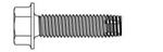 Tap-Flex Structural Tapping Screws: 1/2-13 x 2, HWH, Case of 250