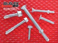 Bi-Flex bi-metal self-drilling fasteners