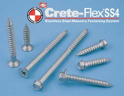 Crete-Flex Masonry Screws