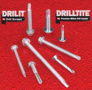Drilit and Drilltite Standard Self-Drilling Fasteners